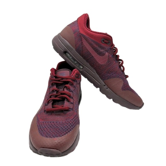 Nike Other - Nike Mens Air Max 1 Ultra Flyknit Shoes Grand Purple Team Red 856958-566 Size 11